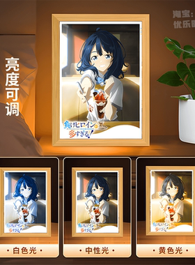 败犬女主太多了镜子灯光画定制小夜灯潮玩装饰画摆件周边创意礼物