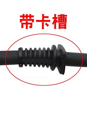 16A功率电饼铛用电源线带卡槽三孔插座纯铜线芯电源线电饭锅配件