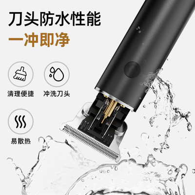 新款电动理发器 剃头理发专用电推子T9油头推剪光头神器厂家跨境