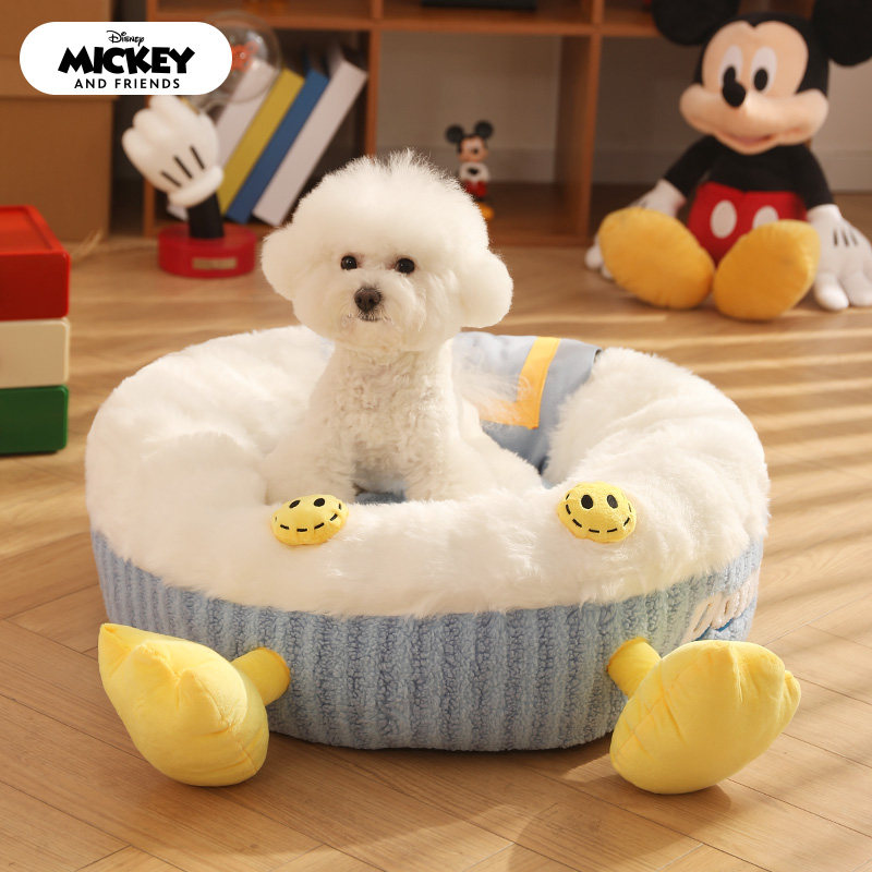 迪士尼黛西猫窝冬季保暖宠物窝唐老鸭狗窝大号猫床可拆洗猫咪垫子,淘宝优惠券,粉丝福利购,淘宝优惠卷