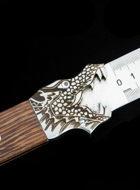 不锈钢扳手尺子组合金属工艺品五金工具30cm刻度尺钢板直尺铁尺