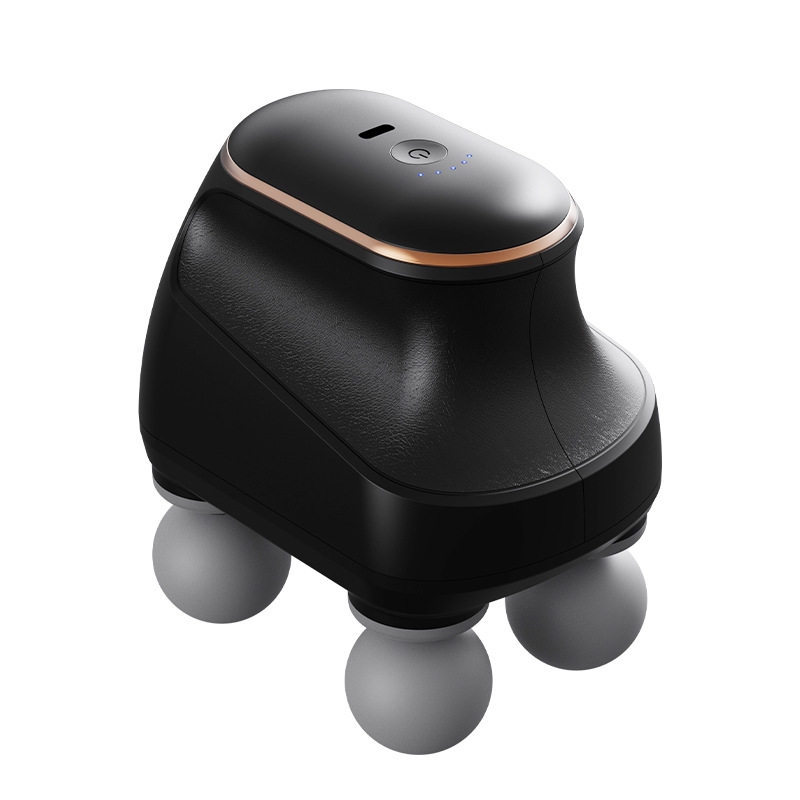 跨境新款2025充电款迷你四头筋膜枪便携健身肌肉放松颈椎按摩器- - 图3