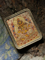 Tibetan handpainted Donka pendant Zakhiram big day such as coming to Phuxian Wenwen Zodiac Zodiacs life The Five-way fortune of fortune