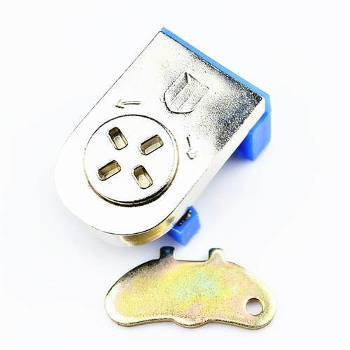 铝合金移门锁防撬免安装推拉窗锁 断桥铝窗户防盗锁限位器6B,淘宝优惠券,粉丝福利购,淘宝优惠卷