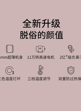 飞科高速吹风机家用速干护发