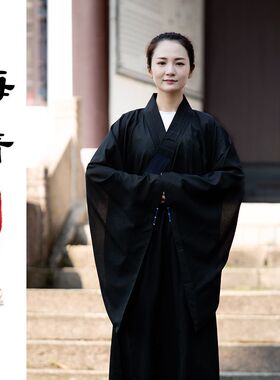 海青薄款居士服男女僧衣清