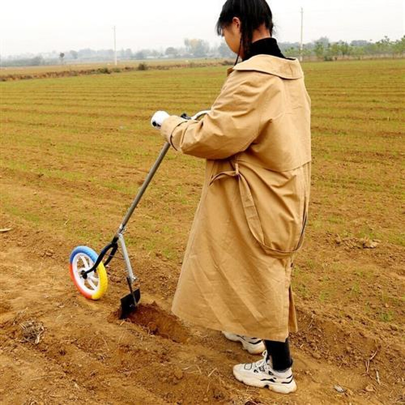 除草地器a工具动草l锄神连根车锄头小型农用手锄家用开沟培土机