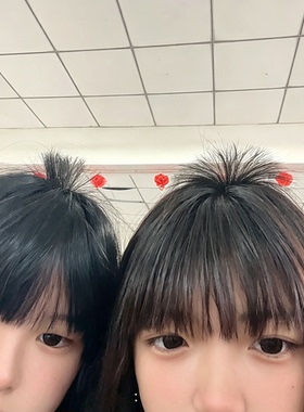 仿真呆毛刘海可修剪隐形发夹