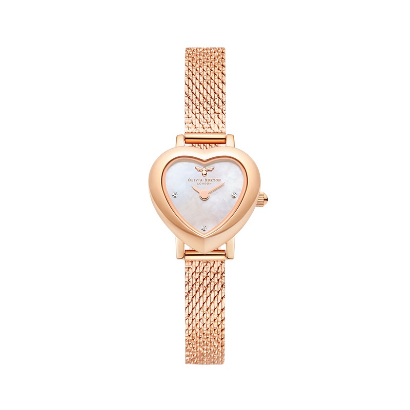 OliviaBurton手表女心形表盘小蜜蜂石英防水腕表OB时尚七夕礼物表 - 图3