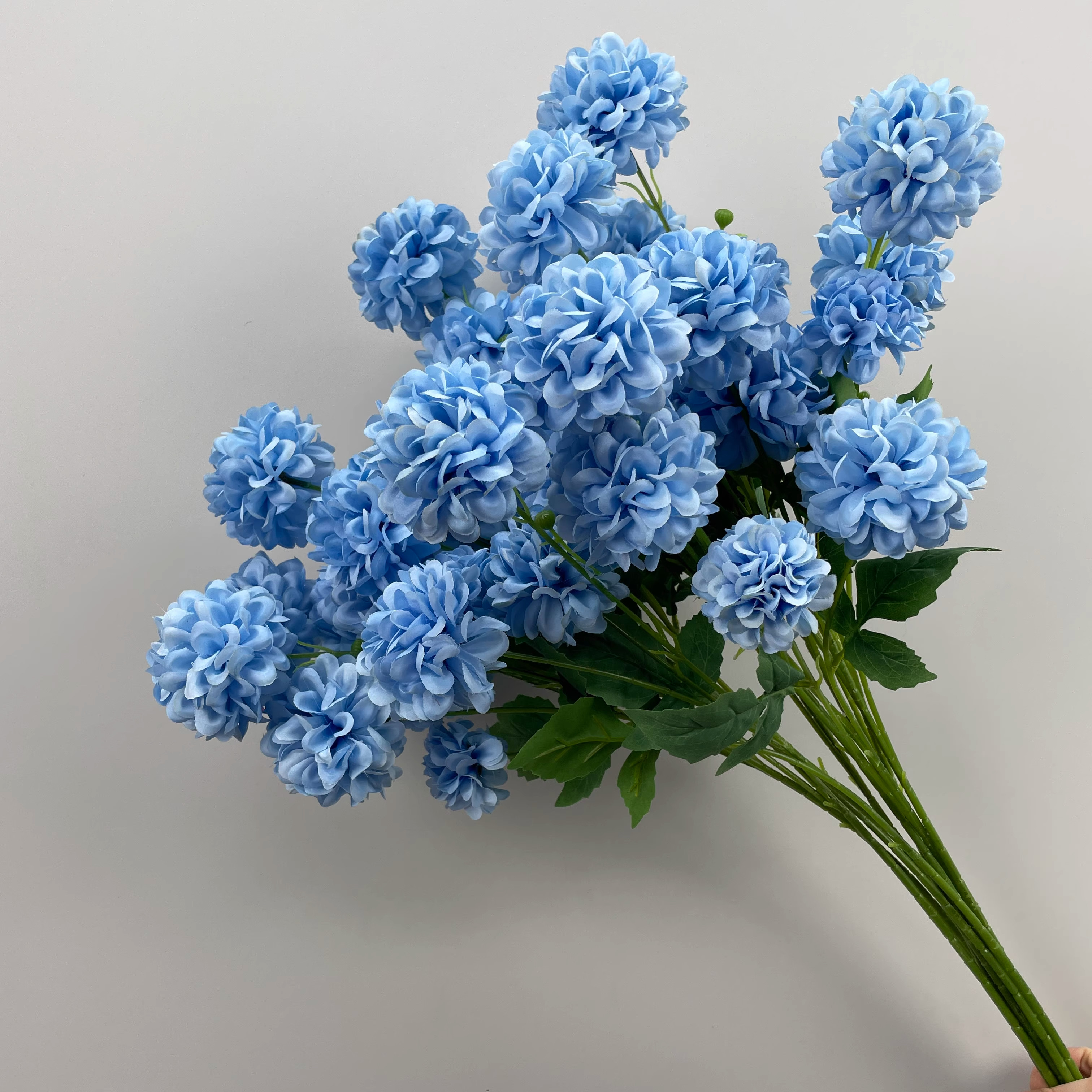 雾蓝色仿真花花艺婚礼花材婚庆绢花雾霾蓝婚庆道具装饰假花拱门花,淘宝优惠券,粉丝福利购,淘宝优惠卷