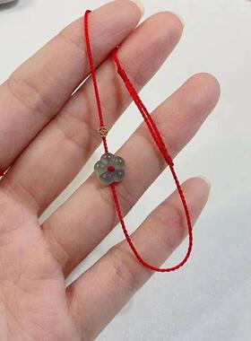 春日绿mini有钱花闺蜜手绳手工编织手链ins气质显白简约情侣礼物
