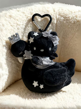 日本ULALOV独角兽kitty挂件天使黑皮长腿洛丽塔小马挂饰新年礼物