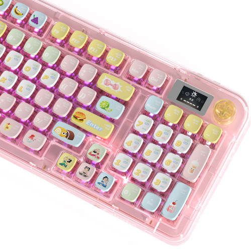 PIIFOX机械无线三模蓝牙办公游戏静音平板电脑客制化透明键盘ER95 - 图1