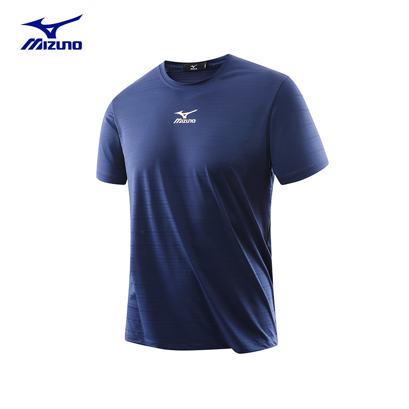 Mizuno/美津浓短袖男运动速干透气圆领冰感男士圆领运动跑步t恤 - 图0