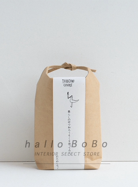 日本进口高泽蜡烛里山米袋套装