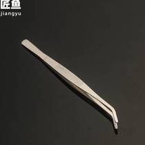 Stainless steel thickened tea clip Kung fu tea with metal tweezers Home cup clip anti-scalding hand tea clip tea duct spare parts