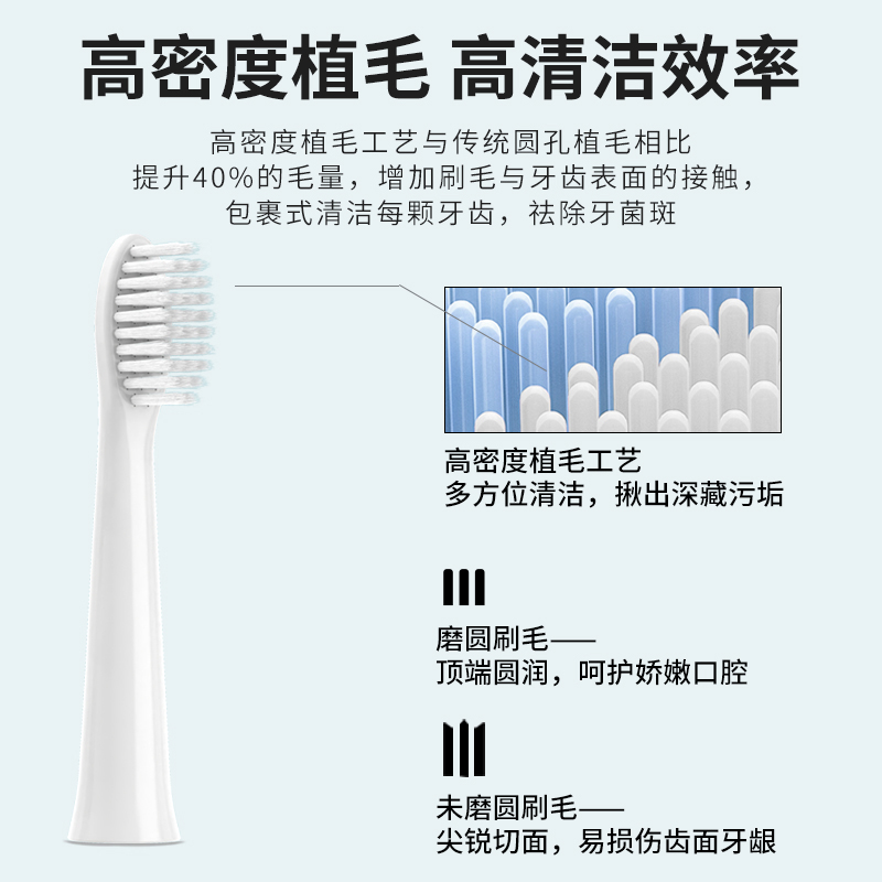 适配松下电动牙刷头ewdm71/711/712/dc01/dc12/pdp51替换通用儿童 - 图2