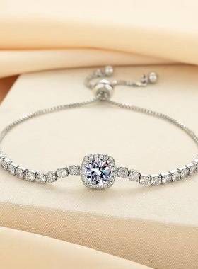 韩版气质方包手链女可抽拉小巧精