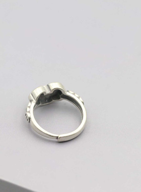 新款招运复古戒指中国风做旧铜钱