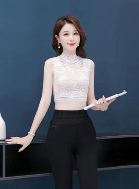 织花小女人蕾丝显领口