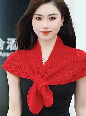 夏季新款百搭镂空针织衫女小外搭套头披肩短外套薄款防晒衣空调衫