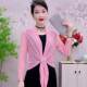 Lady's fashionable style ice silk mesh mesh cardigan swallowtail high-end design cardigan ປ້ອງກັນແສງແດດສໍາລັບແມ່ຍິງ