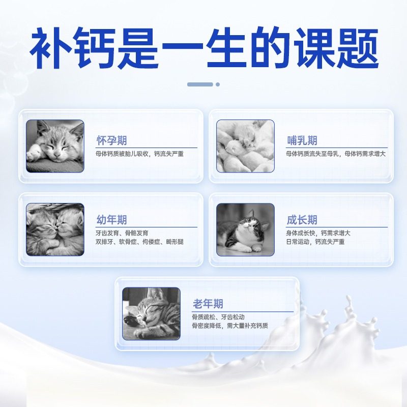 MAG U+金乳钙 猫咪专用液体钙 幼猫孕猫老年猫成猫专用补钙,淘宝优惠券,粉丝福利购,淘宝优惠卷
