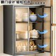 Kitchen small wall cabinet spice storage rack