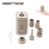 3 in 1 Mini Electric Air Pump with Lights Wireless Air Compr