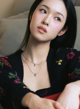 月亮项链女款轻奢小众设计感