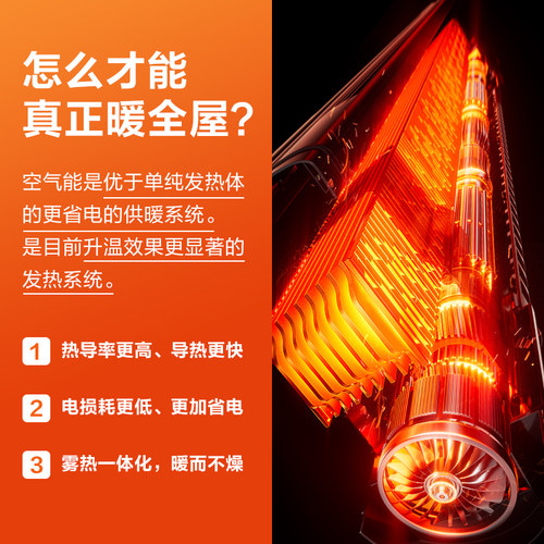 冷暖两用塔扇空调扇暖风机家用制冷热移动空调一体机冬浴室取暖器 - 图0