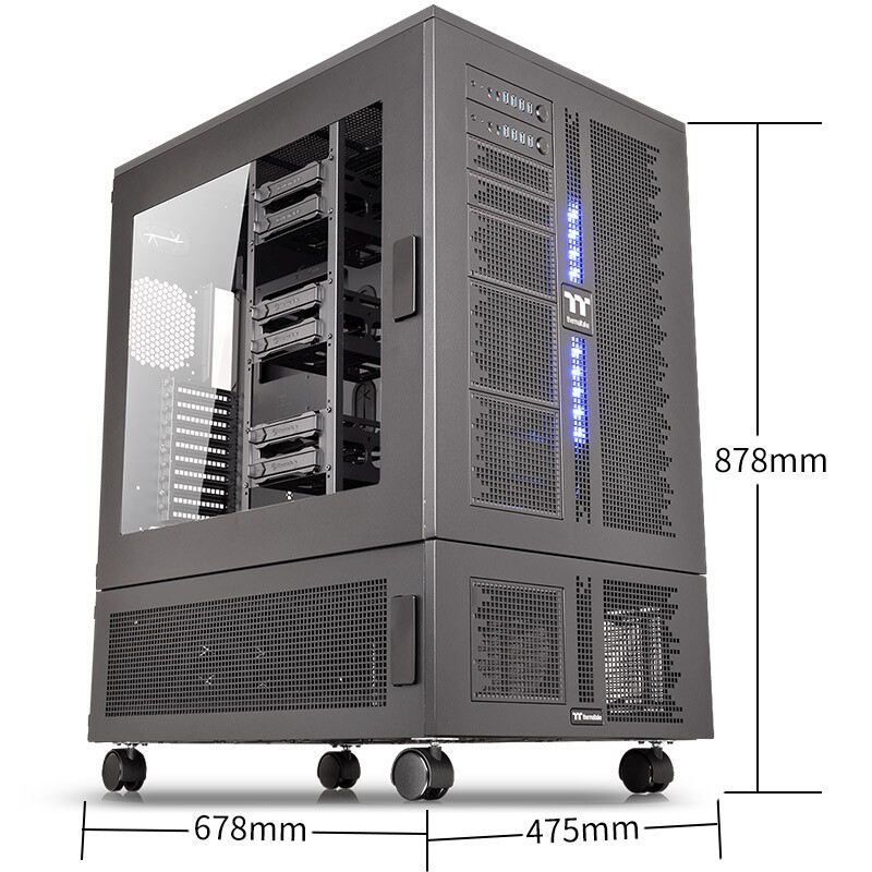 Tt双系统机箱Core WP200双路主板台式电脑图形工作站机箱服务器-图0