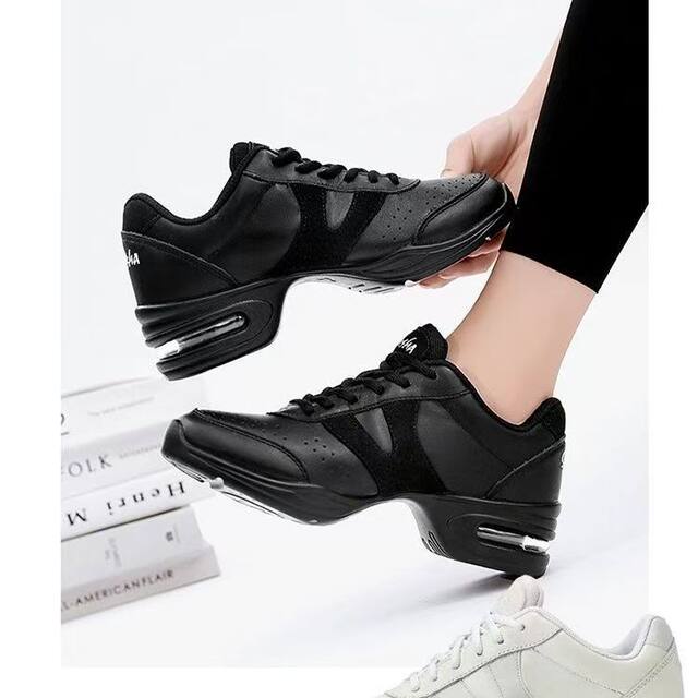 Sansha modern dance shoes sneakers soft sole leather air cushion