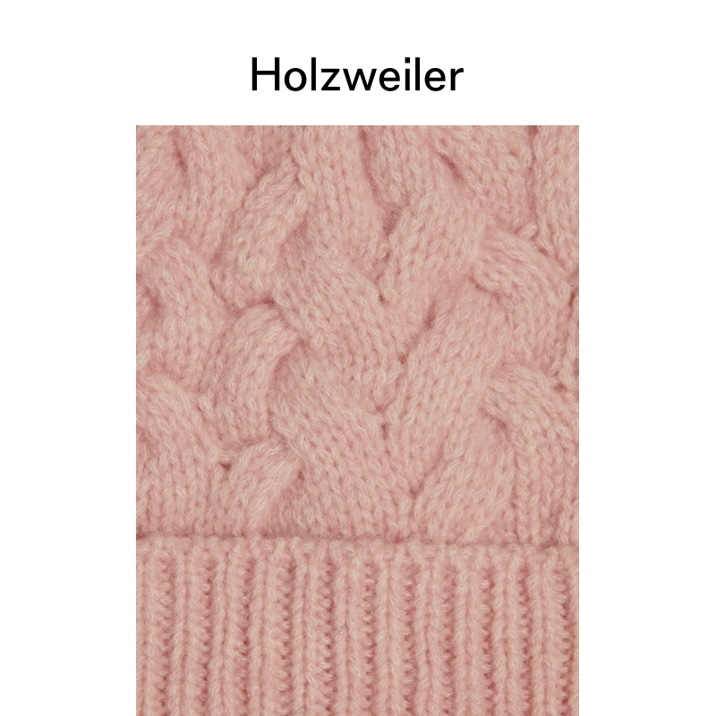 [520礼物]Holzweiler男女同款Erica Cable便帽-图1