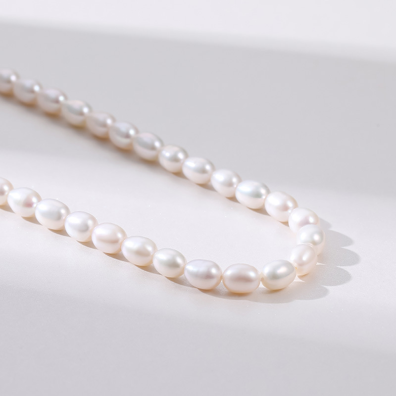 英国CherryKoko卡妃琍新款S银小米珠项链女时尚气质短款珍珠锁骨-图0
