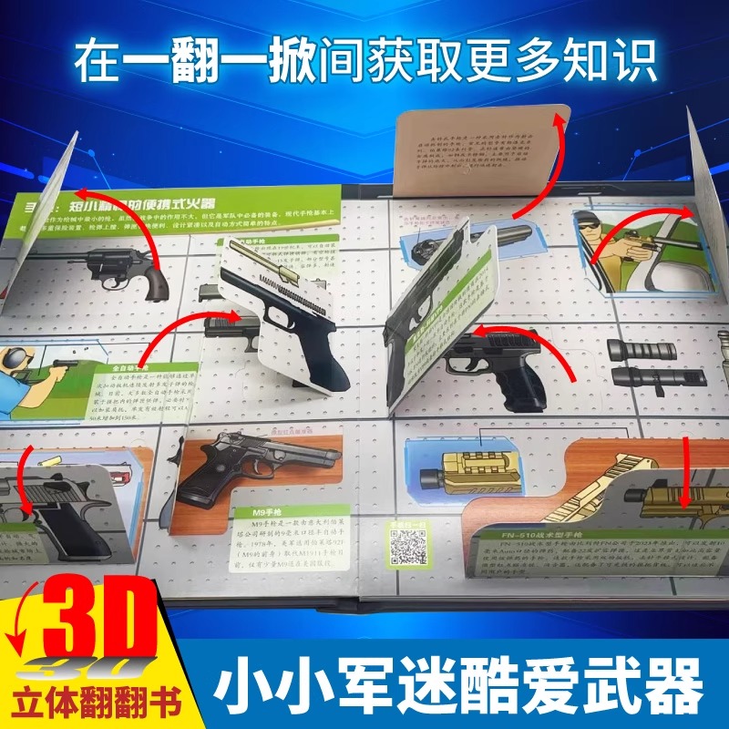 军迷武器爱好者丛书世界名枪珍藏版军事百科全书了解世界武器知识导弹核武器现代手枪步枪机枪冲锋枪坦克世界经典军事兵器大全书籍 - 图1
