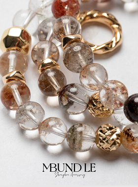 摩邦珠宝四时盈盈-四季幽灵水晶项链8.5mm-9.5mm（多样性发其一