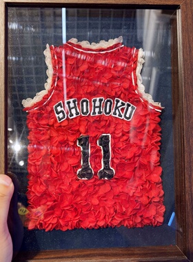 纯手工永生花 C罗木框立体画摆件 桌面装饰创意礼物 正品包邮好评