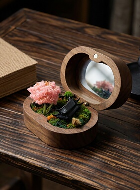 手工微景观戒指盒扩香器创意礼物