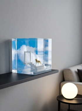 纯手工制作树脂宠物摆件生日礼物