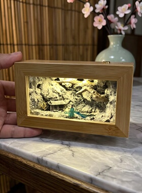 原创手工微景观小夜灯礼物