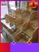 Candy Dried Fruit Bulk stock Food Supermarket Swing Shelving Rice Noodle Grain Oil Five Cereals Cereals Display Shelving Cabinet