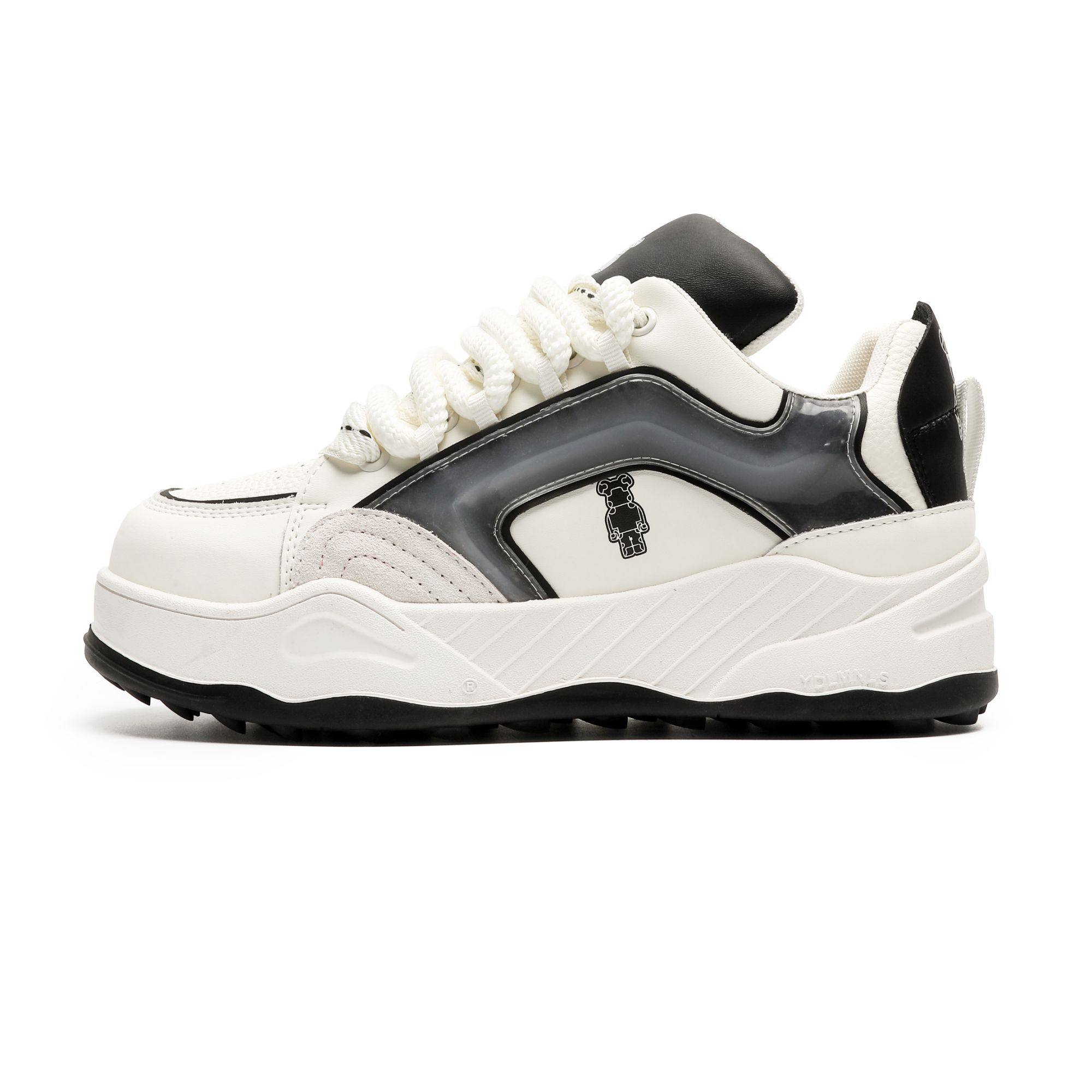 2026暴力熊秋冬真皮厚底老爹鞋男透气休闲百搭增高面包运动板鞋女,淘宝优惠券,粉丝福利购,淘宝优惠卷