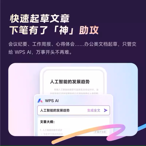 【学生专属】WPS大会员2年 AI创作 AI生成PPT论文 排版 翻译 模板 - 图2