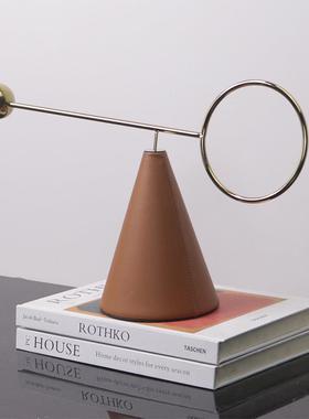 现代简约平衡艺术品摆设酒店售楼处玄关样版房客厅软装饰品摆件