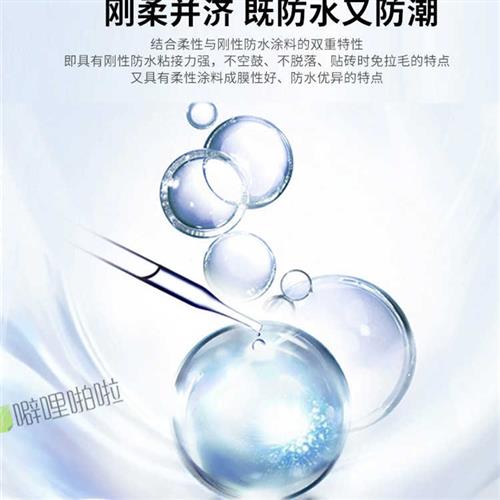 屋面平房顶补漏防水材料楼顶阳台内外墙面漏水渗水补漏防水胶涂料-图2