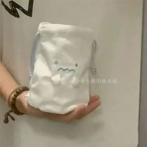 Cute Cartoon New Ghost Corner Bio Drawing Rope Containing bag Outgoing Bag Portable Makeup Bag Cashier Bag