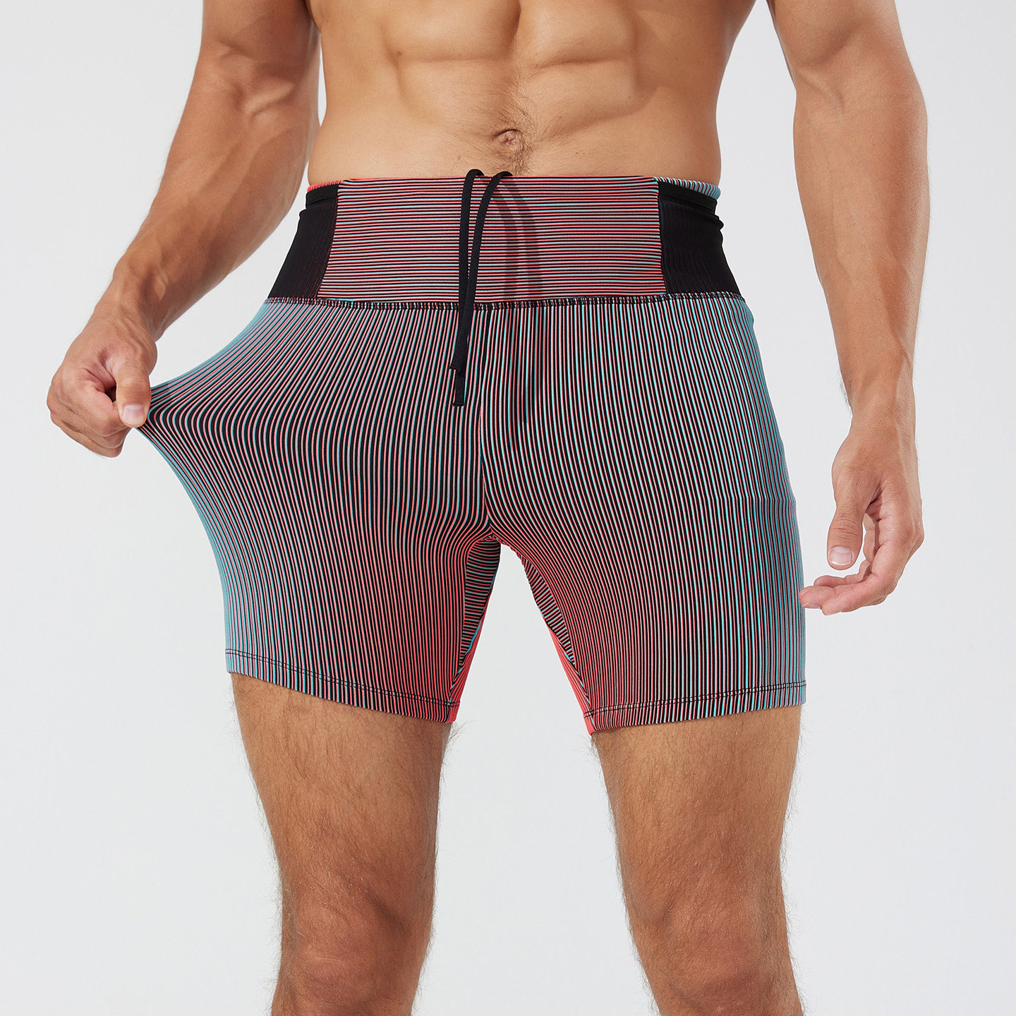 跑步压缩裤四分裤健身支撑裤男女款马拉松训练运动速干裤半弹短裤,淘宝优惠券,粉丝福利购,淘宝优惠卷