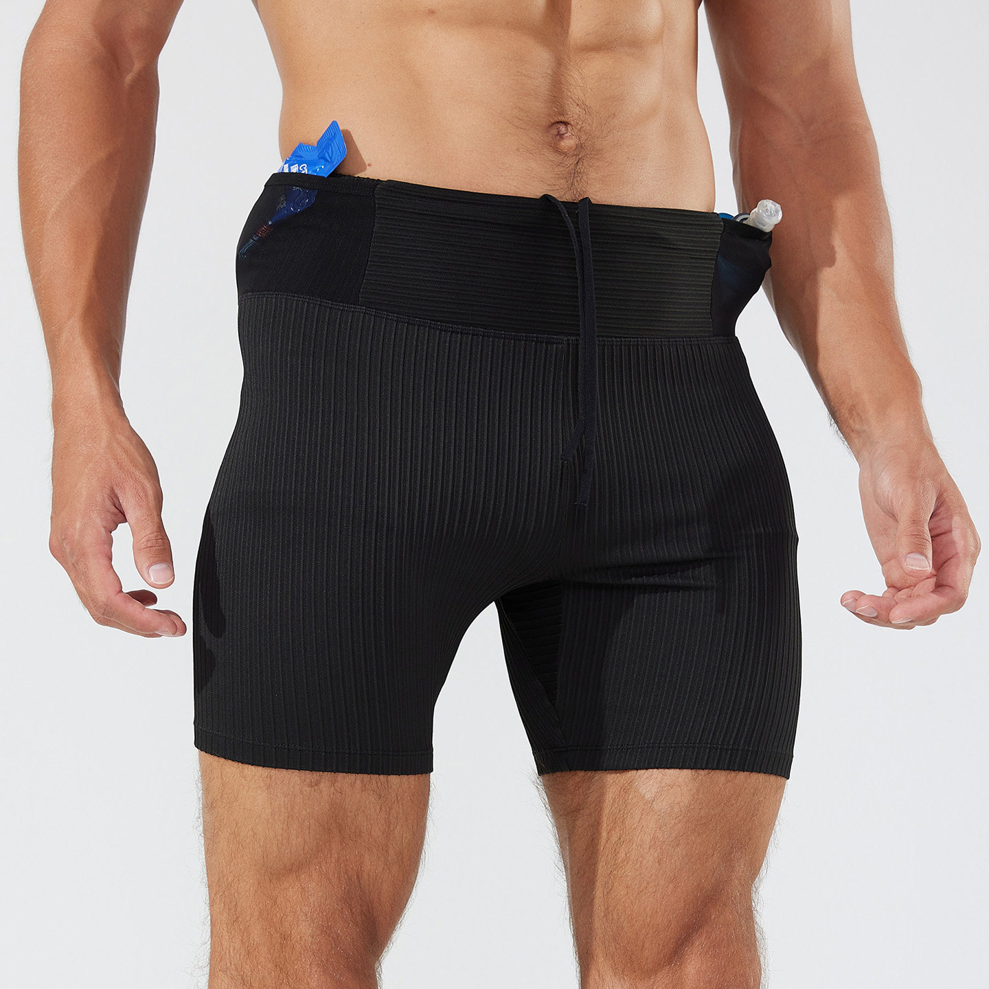 跑步压缩裤四分裤健身支撑裤男女款马拉松训练运动速干裤半弹短裤,淘宝优惠券,粉丝福利购,淘宝优惠卷