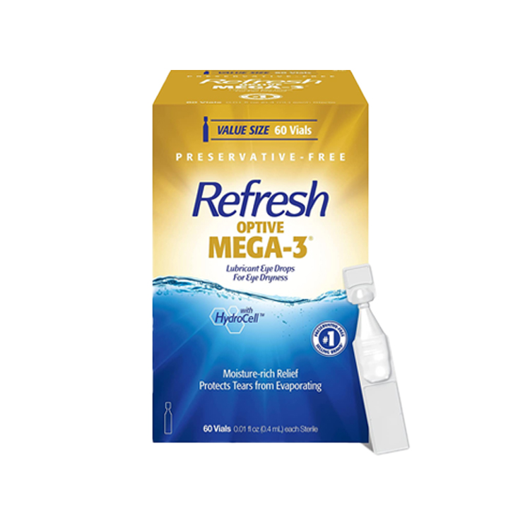 美国Refresh水油同补mega3人工泪液干眼缓解眼干涩异物感刺痛保湿 - 图3